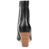 Journee Signature Womens Genuine Leather Hydra Almond Toe Stacked Ankle Booties - 3 of 4