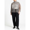 ELOQUII Women's Plus Size Fringe Half Sweater - 4 of 4
