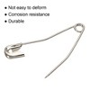Unique Bargains Metal DIY Blankets Crafts Brooch Making Home Sewing Curved Safety Pins 60 Pcs - 4 of 4