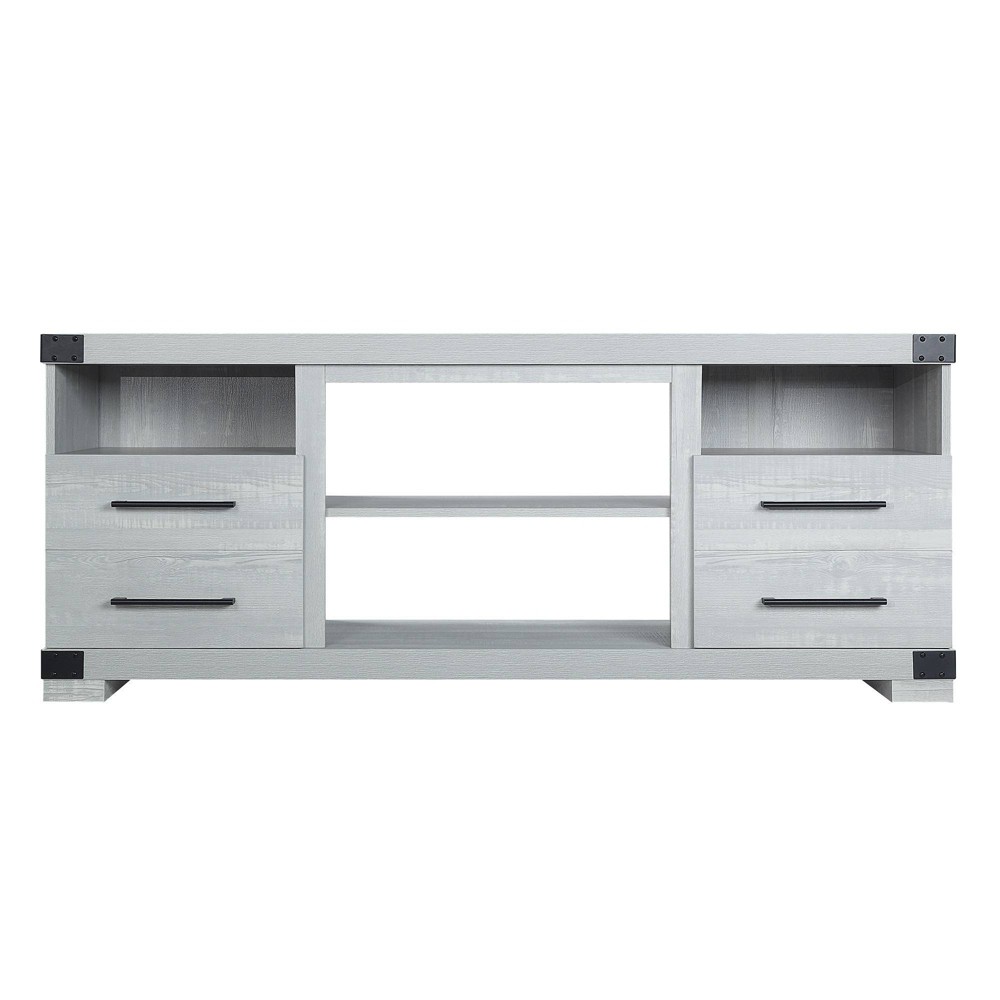 Photos - Mount/Stand Richmond TV Stand for TVs up to 56" Gray - Manhattan Comfort