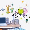 Slickblue Cycling-Inspired Bicycling Wall Decal 19.5x27 inch – Quick & Easy Apply Vinyl Art for Home Decor - 3 of 3