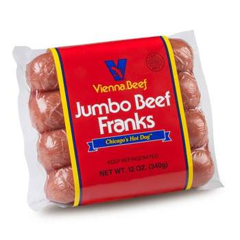 Vienna Beef Jumbo Beef Franks - 12oz