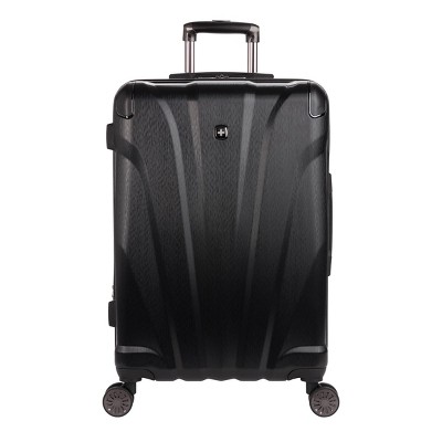 Swissgear Checklite Softside Medium Checked Suitcase - Charcoal : Target