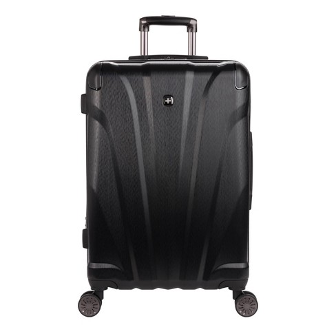 Swissgear Cascade Hardside Medium Checked Suitcase Black Target