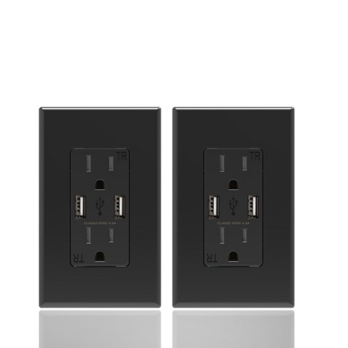 Coby Usb Charger Wall Outlet 