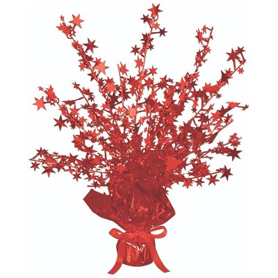 Beistle 15" Star Gleam 'N Burst Centerpiece Red 3/Pack 50806-R
