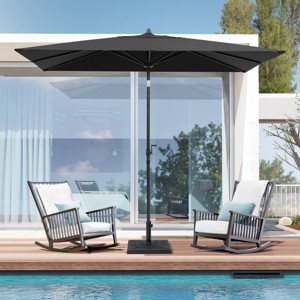Crestlive Products 9 x 5 FT Patio Outdoor Umbrella  Rectangular Tilting Parasol Waterproof - 1 of 4