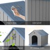 Decksplore Dog House Resin Outdoor Dog Kennel Weatherproof Small Dog House for Indoor Use - 4 of 4