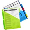 Avery Insertable Big Tab Plastic Dividers w/Single Pockets 5-Tab 11 1/8 x 9 1/4 11902 - 2 of 4