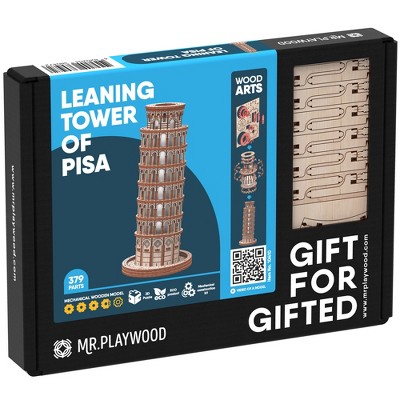 Mr.PLAYWOOD Leaning Tower of Pisa 3D Wooden STEM Model
