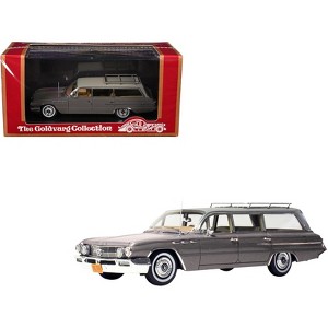 1962 Buick Invicta Station Wagon Fawn Mist Gray with Beige Top Limited Edition 1/43 Model Car by Goldvarg Collection - 1 of 4