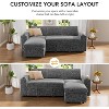 Vipbear Sleeper Sofa Bed, 82" Pull Out Couch with Reclining Backrest/Reversible Storage Chaise, 3 in 1 L-Shaped Couch Tool-Free Assembly - 4 of 4