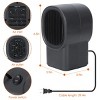 500W Portable Electric Space Heater Mini Desktop Fan Heater Personal Small Space Heater for Christmas gift - 3 of 4