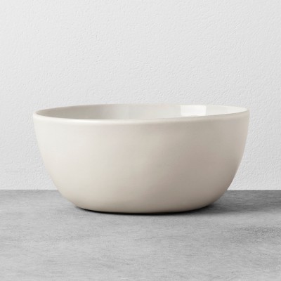 Medium Stoneware Serving Bowl Cream - Hearth &#38; Hand&#8482; with Magnolia