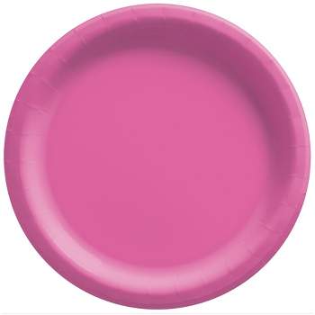 Bright Pink Dinner Plate 6.75" Pack of 20