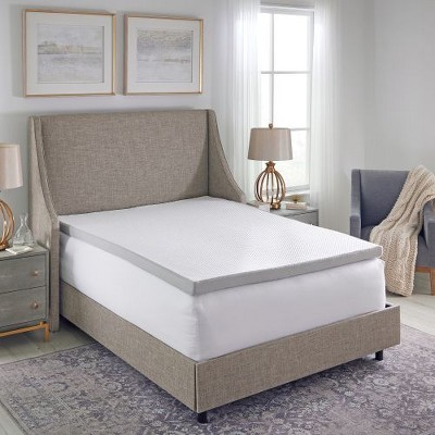 MAXZZZ 2-Inch Cooling Gel Memory Foam Mattress Topper with Graphene Infused Cover - Twin