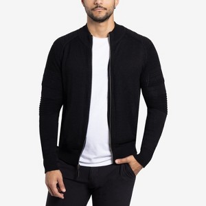 X RAY Mens Zip Up Cardigan Sweater - 1 of 4
