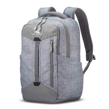 High Sierra Clubs Everyday Reflective Accent Backpack with Tablet Sleeve, Adjustable Shoulder Straps, and Comfort Mesh Back, Silver Heather