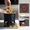 6 Quart Stovetop Popcorn Popper with Spinner Handle, Aluminum Pot for Theater-Style Popcorn Making - 4 of 4