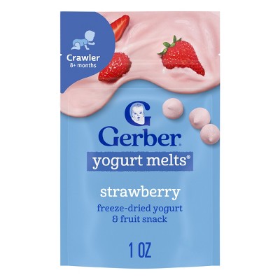 Gerber Strawberry Yogurt Melts Baby Snacks