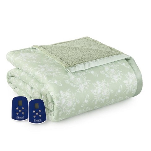 Soft heat micro fleece best sale electric blanket