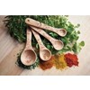 Talisman Designs Laser Etched Honey Bee Beechwood Measuring Spoons, Woodland Collection, Set of 4 - 3 of 4