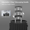 SUGIFT 4-Piece Luggage Set with PC+ABS Hard Shell, TSA Lock & 360° Spinner Wheels Carry-On Suitcase Bags - 2 of 4