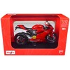 Ducati 1199 Panigale Red with Stand 1/12 Diecast Motorcycle Model by Maisto - 3 of 3