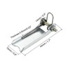 Unique Bargains Towing Receiver Hitch for Clevis Trailer Replacement Hooks Latch Silver Tone 2 Pcs - 2 of 4