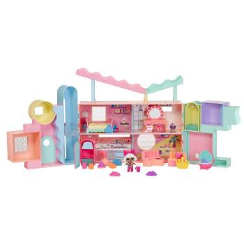 Rainbow High Townhouse- 3-story Wood Dollhouse Playset : Target