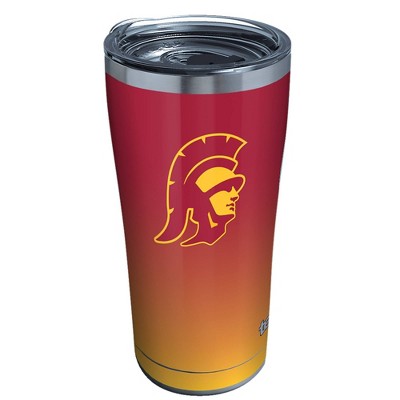 NCAA USC Trojans 20oz Ombre Stainless Steel Tumbler with Lid