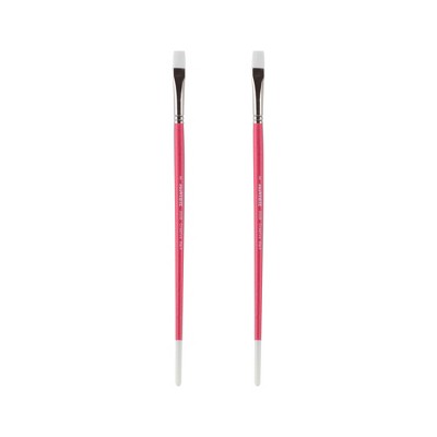 Creative Mark Pro White Soft Filament Acrylic Paint Brushes - Bright  Sets of 3 - Versatile Synthetic Brushes for Acrylic Painting , Gouache, Oils &