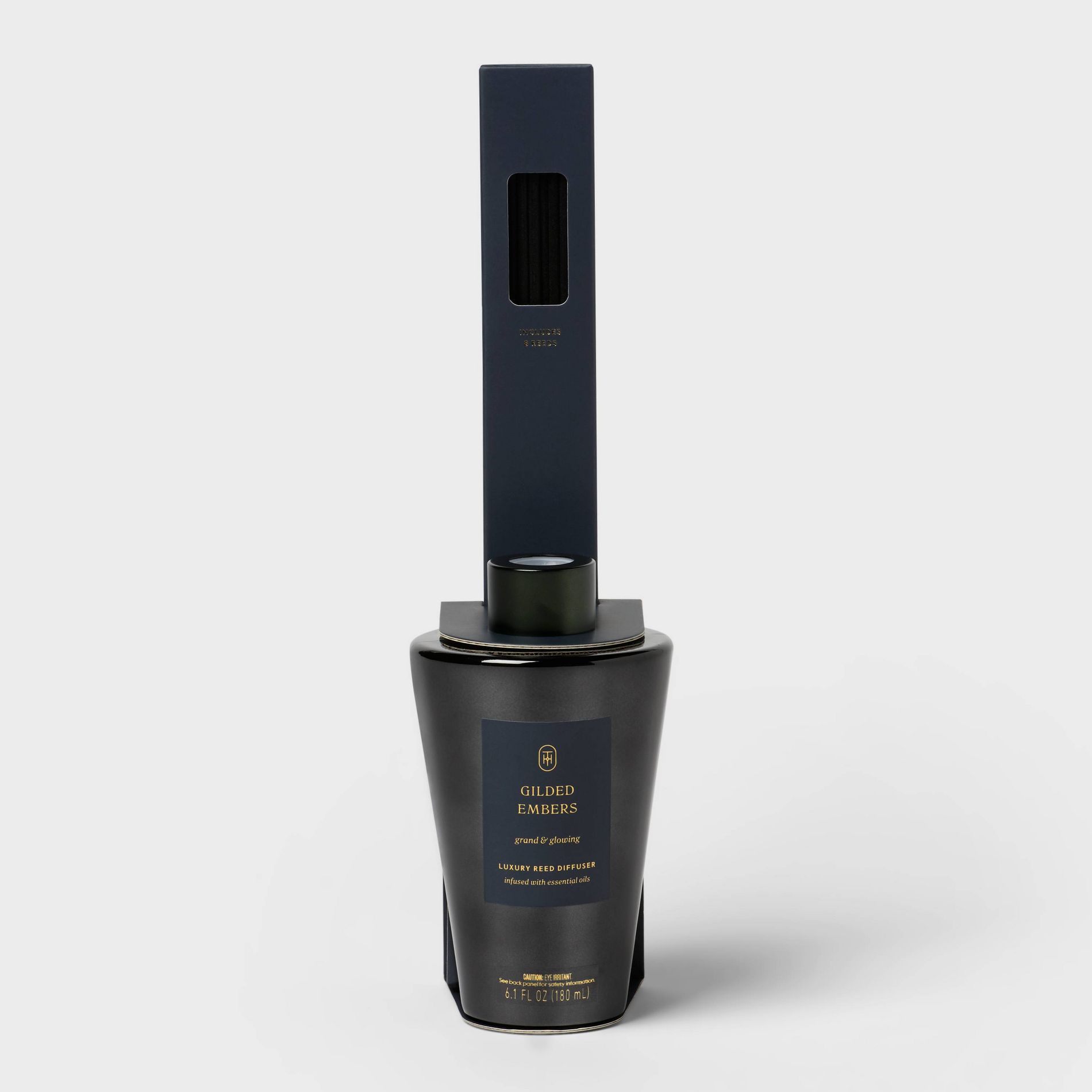6oz Reed Diffuser Gilded Embers - Threshold™