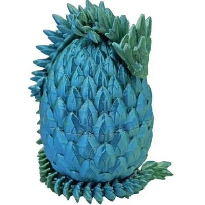 Zorbitz Twiddle Dragon Sensory Fidget Toy - Blue/Green