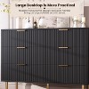 Nasitip 6-Drawer Dresser, 54" Wide Modern Chest with Deep Storage, Large Double Dresser, Wood Organizer for Bedroom/Living Room - 4 of 4