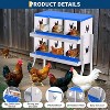 Acekool Chicken Nesting Box Rollaway Egg Collection 6 Compartment, - 4 of 4