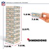 NFL Tennessee Titans Giant Wooden Tumbling Tower - 4 of 4