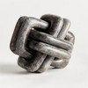 Plum & Post Knot Marble Sculpture - Gray Marble Accent Piece - 4 of 4