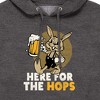 Men's - Instant Message - Here For The Hops Graphic Fleece Pullover Hoodie - 2 of 4