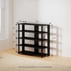 HOMLUX 5 Tier Shoe Rack Freestanding Shoe Organizer, Holds 12 Pairs - 3 of 4