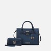 MKF Collection Virginia Vegan Leather Women’s Tote Bag with Wallet by Mia K - Navy - 2 of 4