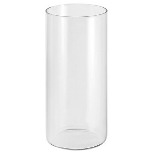 Unique Bargains High Borosilicate Glass Wear Resistant Clear Cylinder Vase - 1 of 4