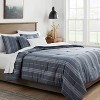 Bowen Reversible Herringbone Stripe Comforter Bedding Set - Threshold™ - image 2 of 4