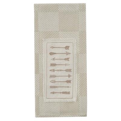 Park Designs Arrow Patch Embroidered Dishtowel