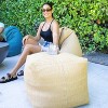 Big Joe Patio Ottomans and Poufs, Multiple Outdoor Fabrics, Durable UV Protected Polyester Blend - 2 of 4