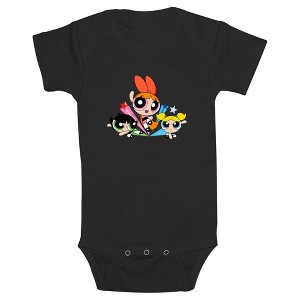 Infant's The Powerpuff Girls Fighting Trio Bodysuit - 1 of 3