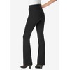Woman Within Women's Plus Size Petite Bootcut Ponte Stretch Knit Pant - 3 of 4