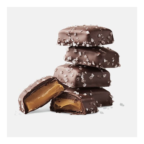Dark Chocolate Sea Salt Caramels - 11oz - Favorite Day™, Monster Crunchy Clusters - 6.5oz - Favorite Day™, Thinly Dipped Dark Chocolate Covered Almonds, Dusted with Cocoa - 4oz - Favorite Day™, Thinly Dipped Milk Chocolate Peanut Butter Covered Almonds - 4oz - Favorite Day™
