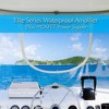 Pyle PLMRA400 Elite Series 400 Watt 4 Channel Waterproof Marine Boat Audio Sound System Amplifier with Dual MOSFET Supply, & Gain Level Control, White - 4 of 4