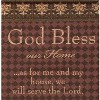 Manual Woodworkers and Weavers "God Bless Our Home" Framed Wall Hanging, 12.5 x 18 Inches, Inspirational Verse Decor for Entry or Living Room - 2 of 3